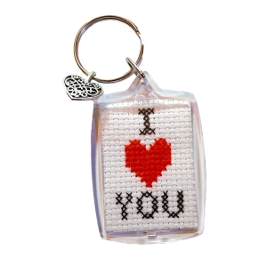 I Love You Keyring
